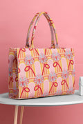 Buy Canvas Tote Bags Pink Ribbon in Pakistan