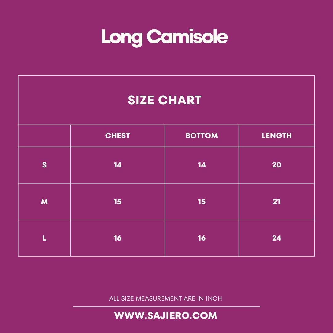 Buy Sajiero Camisole - Soft Touch in Pakistan