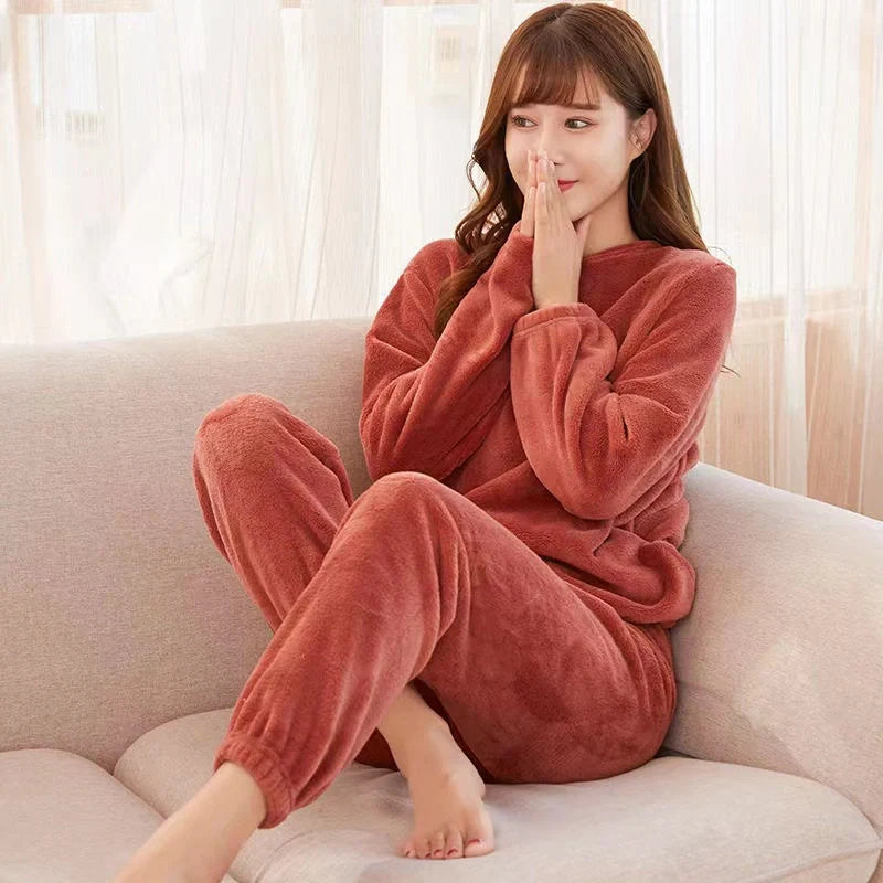 Buy Sajiero Bliss Fleece Pajama Suit in Pakistan