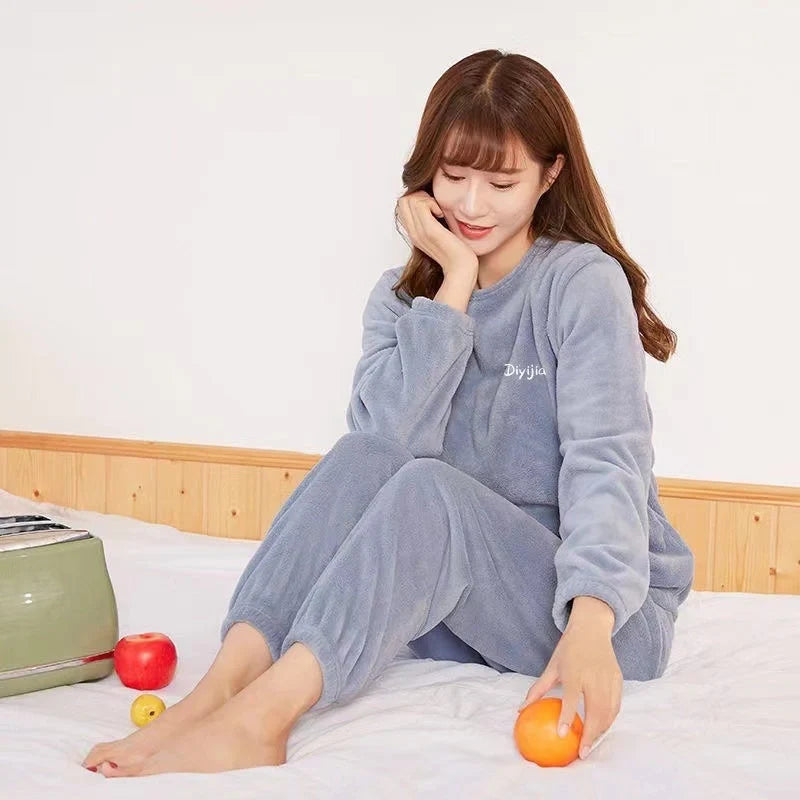 Buy Sajiero Bliss Fleece Pajama Suit in Pakistan