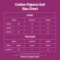 Buy Sajiero Cotton Pajama Suit - Pure Comfort in Pakistan
