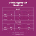 Buy Sajiero Cotton Pajama Suit - Pure Comfort in Pakistan