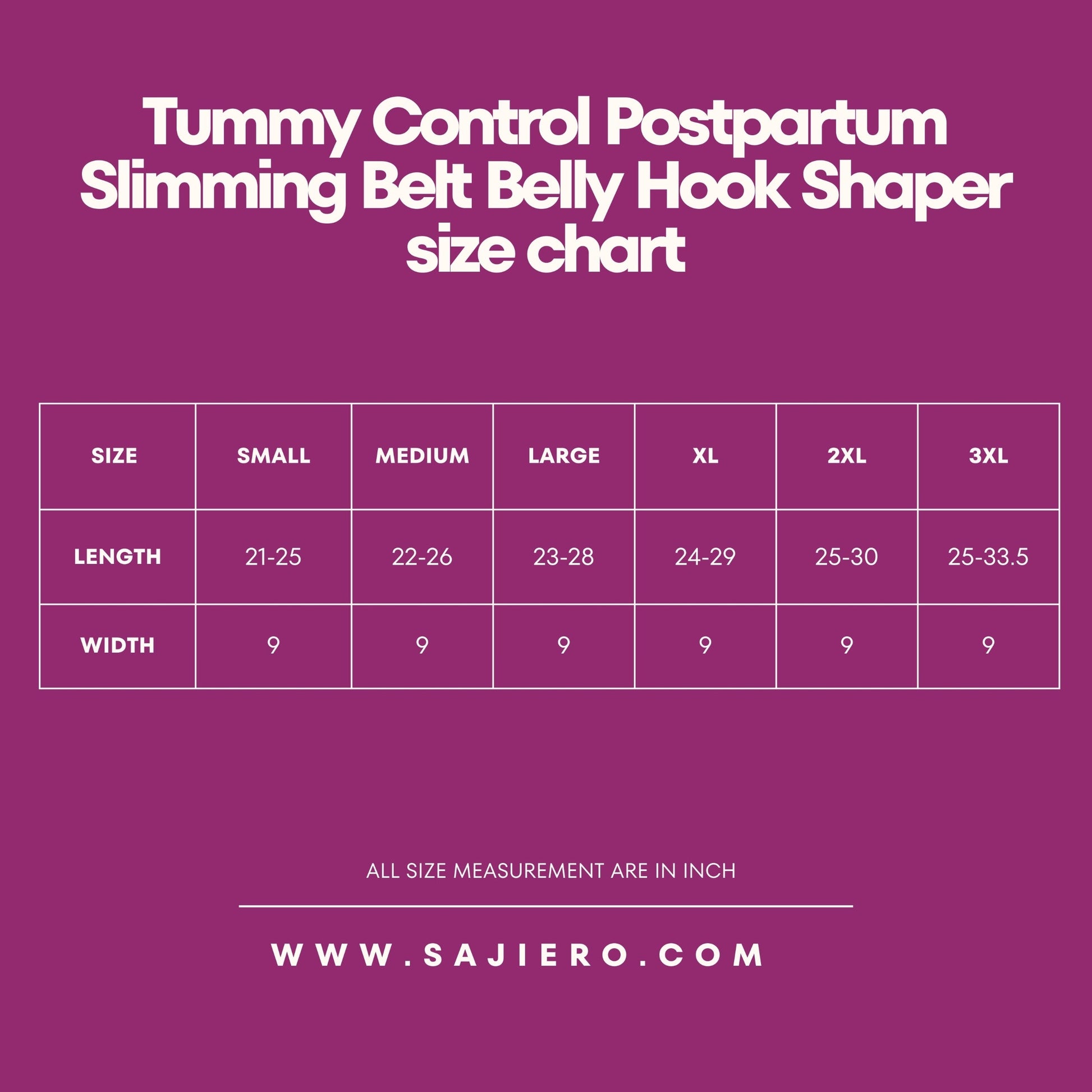Buy Sajiero Tummy Control Postpartum Slimming Belt Belly Hook Shaper in Pakistan