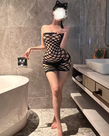 Buy Sajiero Half Body Stocking - Halo Mesh in Pakistan