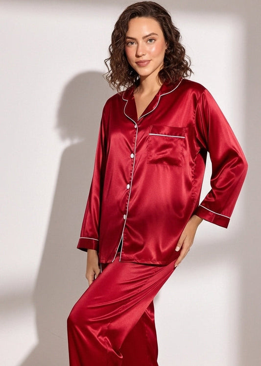 Buy Sajiero Milky 100% Silk Imported Pajama Suit in Pakistan