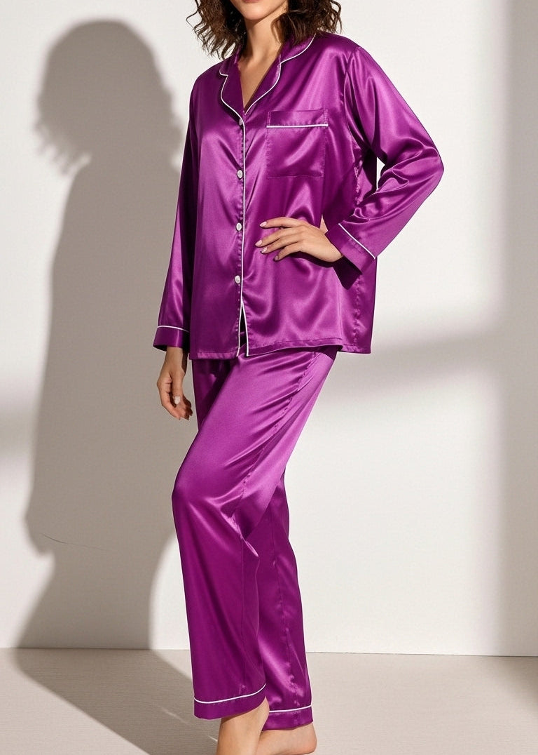 Buy Sajiero Milky 100% Silk Imported Pajama Suit in Pakistan