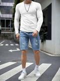 Buy FULL SLEEVES WAFFLE KNIT TEE - WHITE in Pakistan
