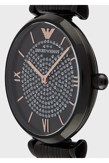 Buy Emporio Armani Women's Analog Stainless Steel Black Dial 32mm Watch AR11245 in Pakistan