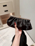 Buy SHEIN Women's Delicate Satin Evening Bag With Rhinestone Decoration, Clutch Bag, Party Bag, Prom Bag, Chain Handbag in Pakistan