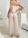 Buy SHEIN Women's Lace Patchwork Pajama Set in Pakistan