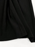 Buy SHEIN Women's Solid Color High Waist Side Slit Hem Maxi Casual Skirt in Pakistan