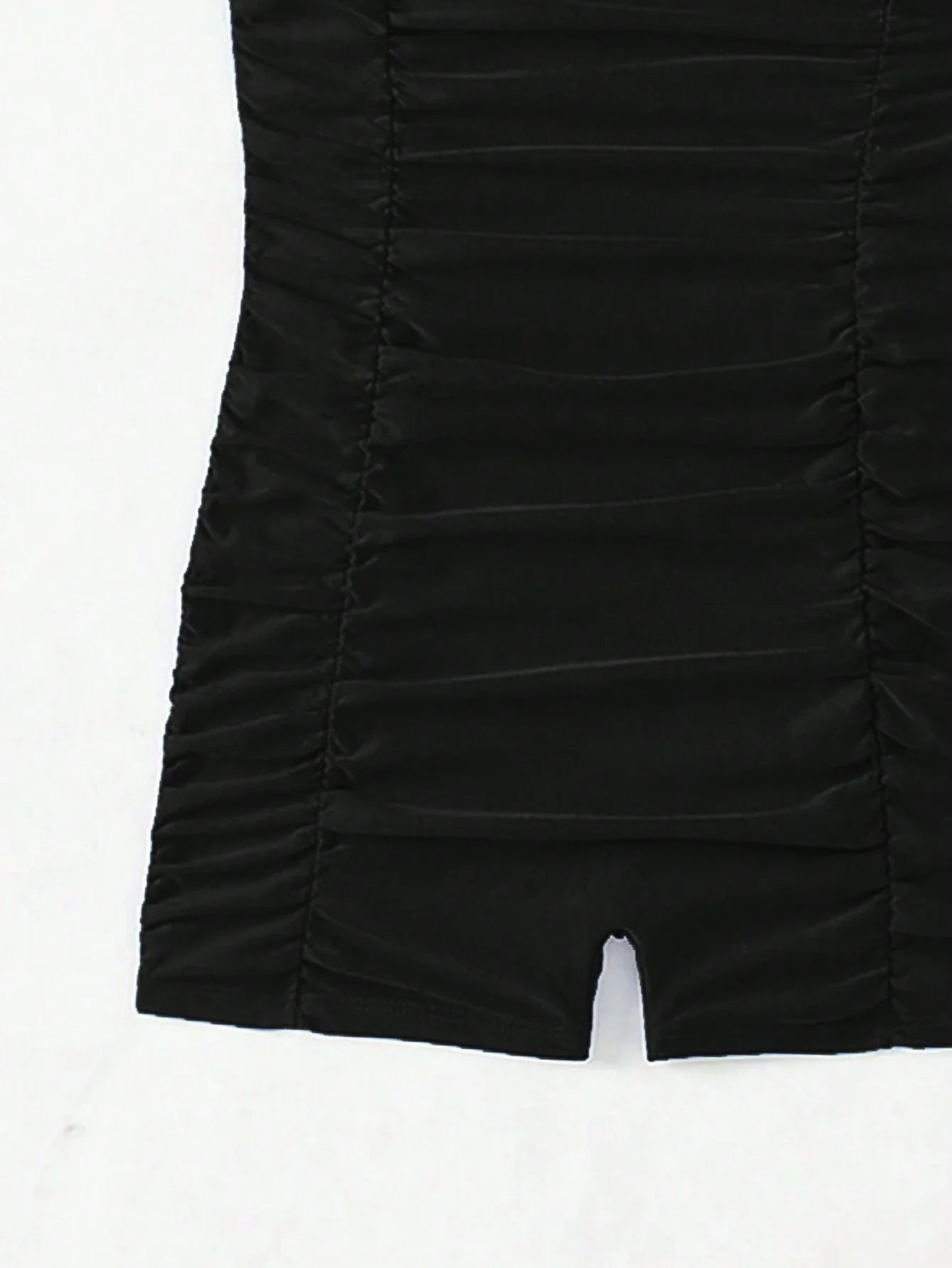 Buy SHEIN Women's Solid Color Twisted Twist Ruffle Edge One-Piece Swimsuit Summer in Pakistan