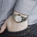 Buy Gucci G Timeless Silver Dial Two Tone Steel Strap Watch for Men - YA126409 in Pakistan