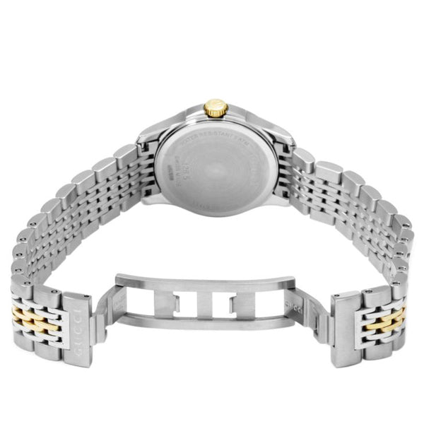 Buy Gucci G Timeless Black Dial Silver Steel Strap Watch for Women - YA126502 in Pakistan