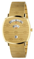 Buy Gucci Grip Gold Dial Gold Stainless Steel Strap Watch for Men - YA157409 in Pakistan