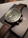 Buy Tommy Hilfiger Mens Quartz Leather Strap Green Dial 46mm Watch - 1791809 in Pakistan