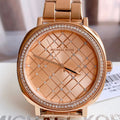 Buy Michael Kors Nia Quartz Rose Gold Crystal Dial Rose Gold Steel Strap Ladies Watch - Mk3990 in Pakistan