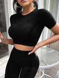 Buy SHEIN Yoga Basic Seamless Scrunch Butt Sports Set in Pakistan