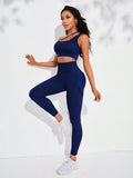 Buy SHEIN Yoga Sxy One Shoulder Cut Out Waist Sports Set in Pakistan