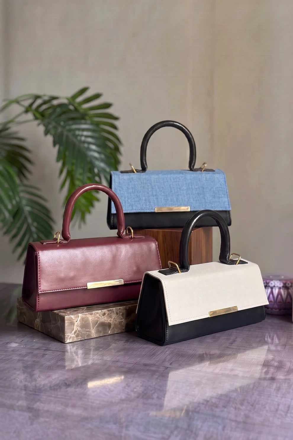 Buy ZAVO Vesper Handbag - Midnight in Pakistan
