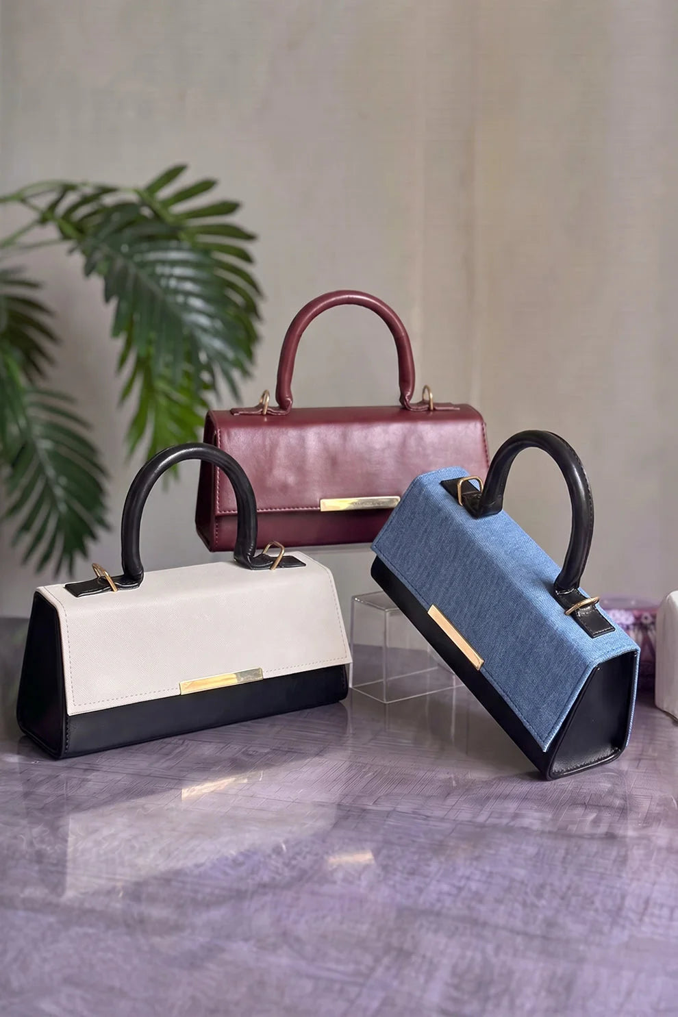 Buy ZAVO Vesper Handbag - Midnight in Pakistan