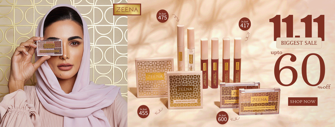 flat 25% off on zeen cosmetic products