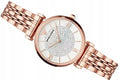Buy Emporio Armani Gianni T Bar White Dial Rose Gold Steel Strap Watch for Women - AR11244 in Pakistan