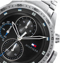 Buy Tommy Hilfiger Mens Quartz Stainless Steel Black Dial 46mm Watch - 1791805 in Pakistan
