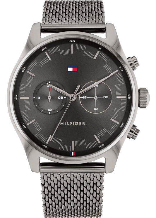 Buy Tommy Hilfiger Mens Quartz Stainless Steel Grey Dial 44mm Watch - 1710421 in Pakistan