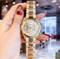 Buy Perfect Boyfriend Gold Dial Gold Steel Strap Watch For Women in Pakistan