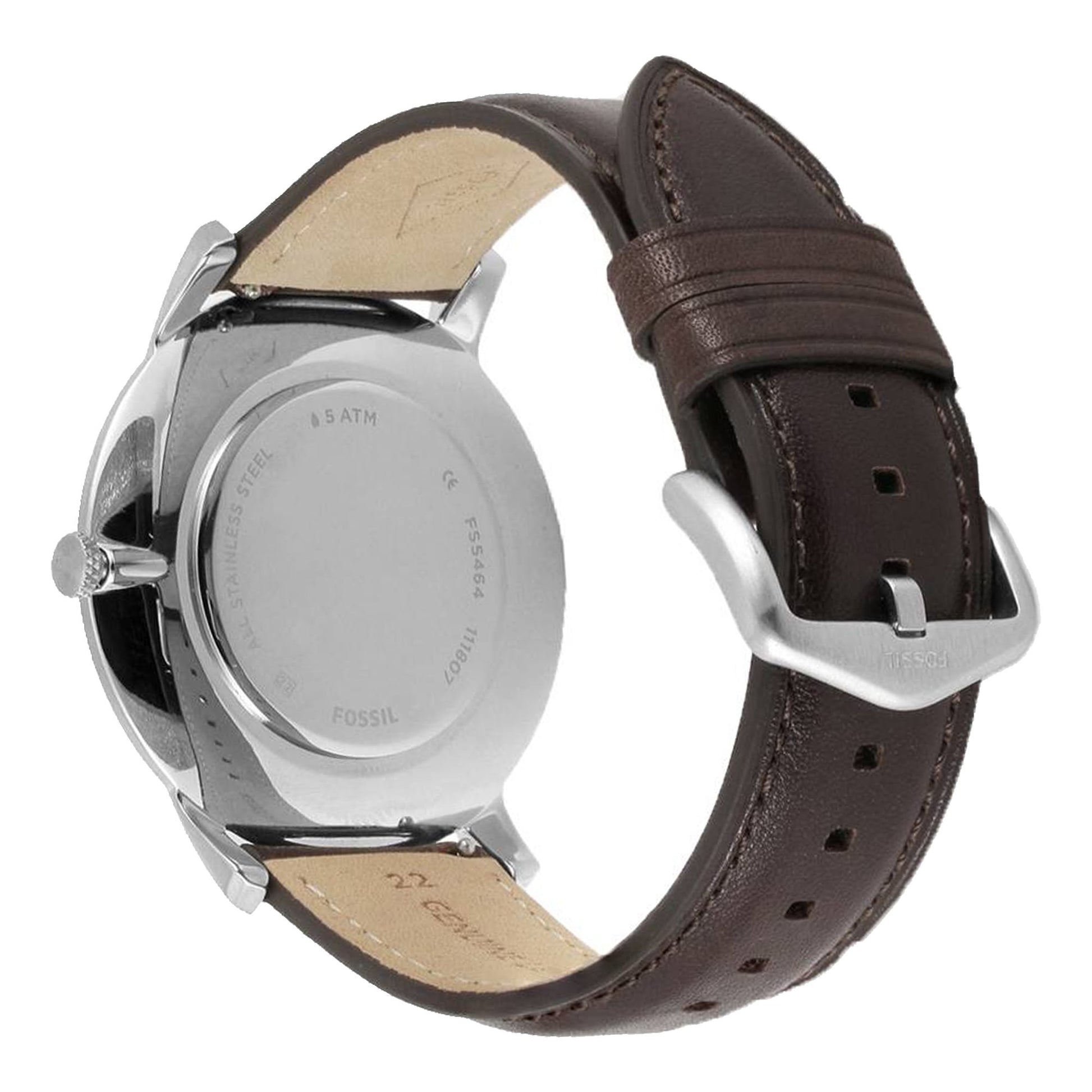Buy Minimalist Black Dial Brown Leather Strap Watch For Men in Pakistan