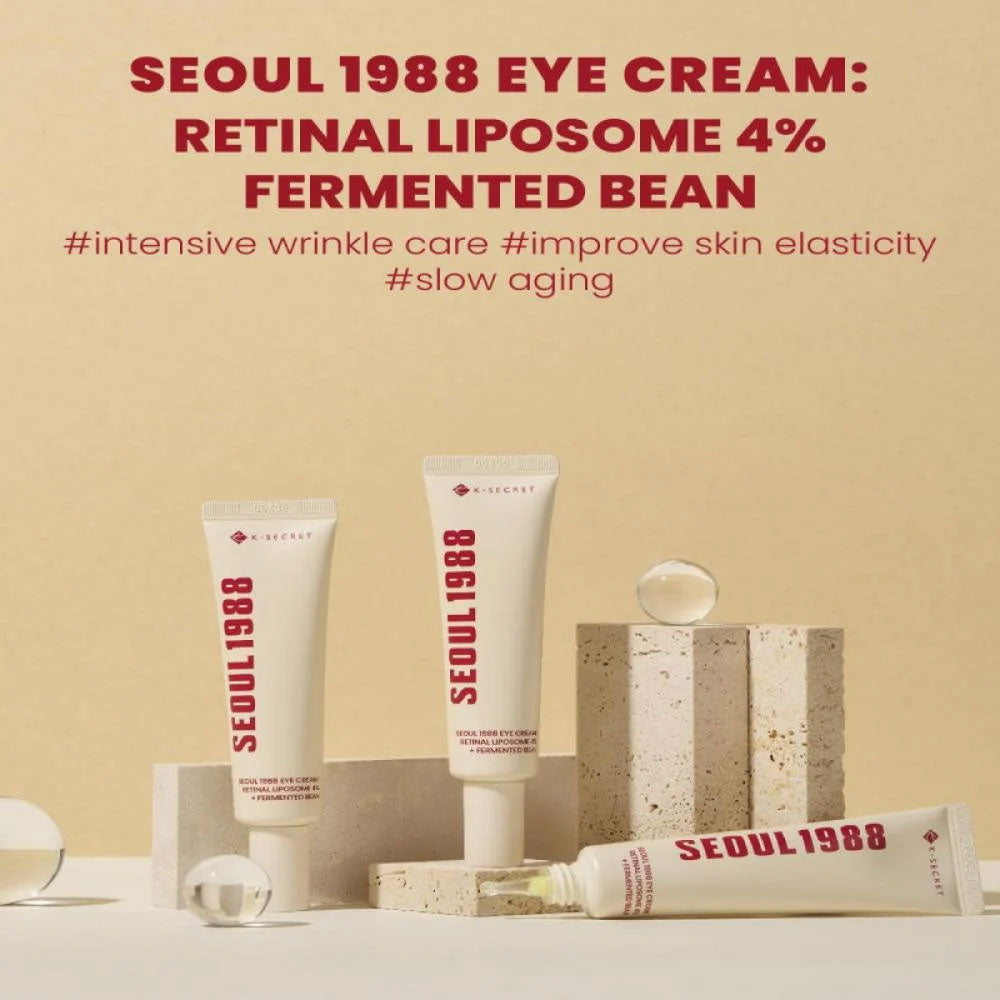 Buy K-SECRET SEOUL 1988 Eye Cream : Retinal Liposome 4% + Fermented Bean - 30ml in Pakistan