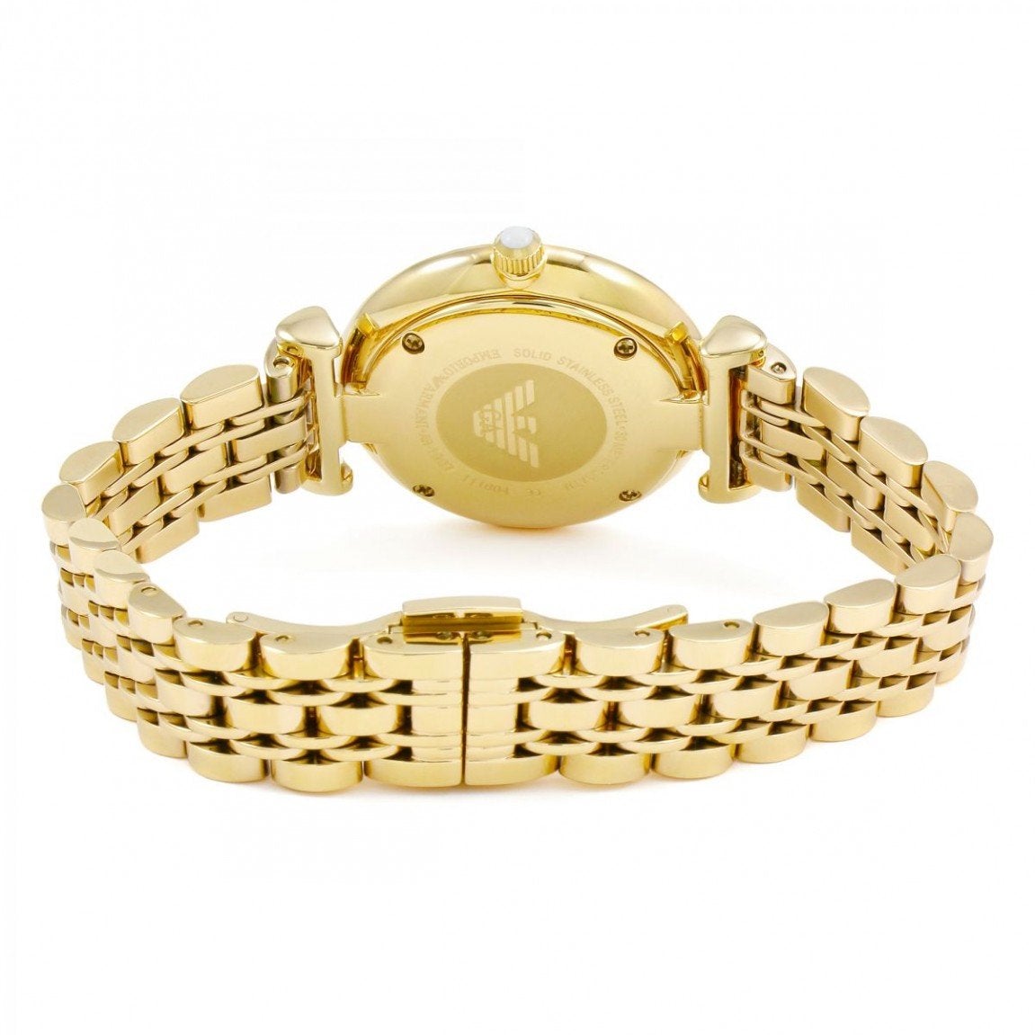Buy Emporio Armani Classic Mother of Pearl Dial Gold Steel Strap Watch for Women - AR1907 in Pakistan