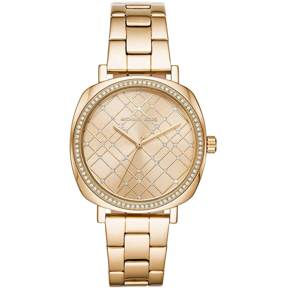 Buy Michael Kors Nia Quartz Gold-tone Crystal Dial Gold Steel Strap Ladies Watch - Mk3989 in Pakistan