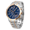 Buy Emporio Armani Blue Dial Two Tone Steel Strap Watch for Men - AR80025 in Pakistan