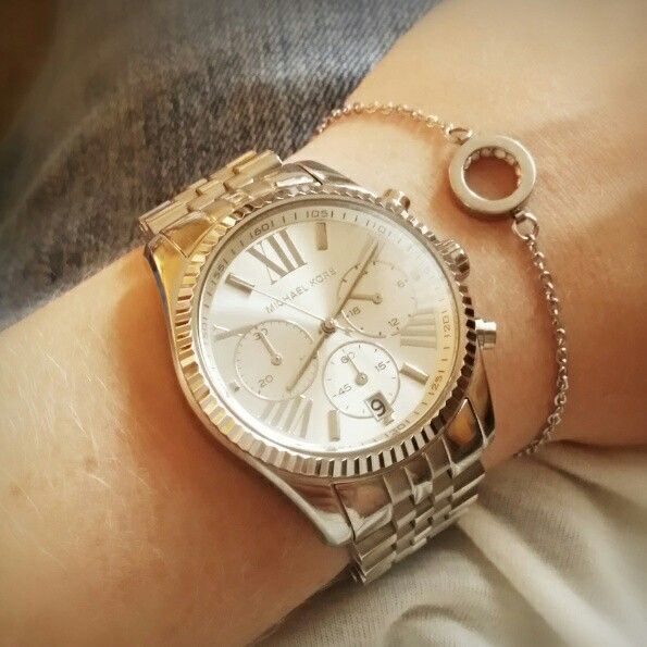 Buy Michael Kors Womens Quartz Stainless Steel Silver Dial 38mm Watch - Mk5555 in Pakistan