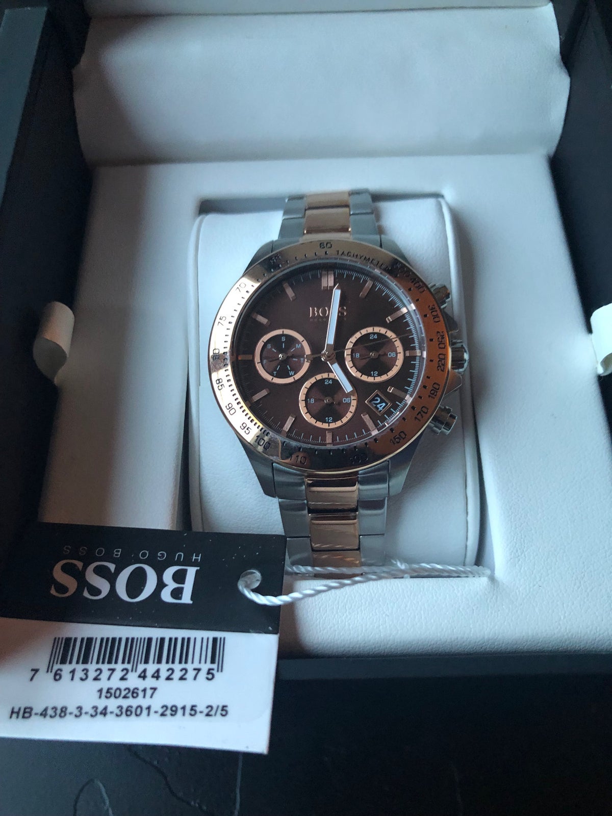 Buy Hugo Boss Womens Quartz Two-tone Stainless Steel Brown Dial 38mm Watch - 1502617 in Pakistan