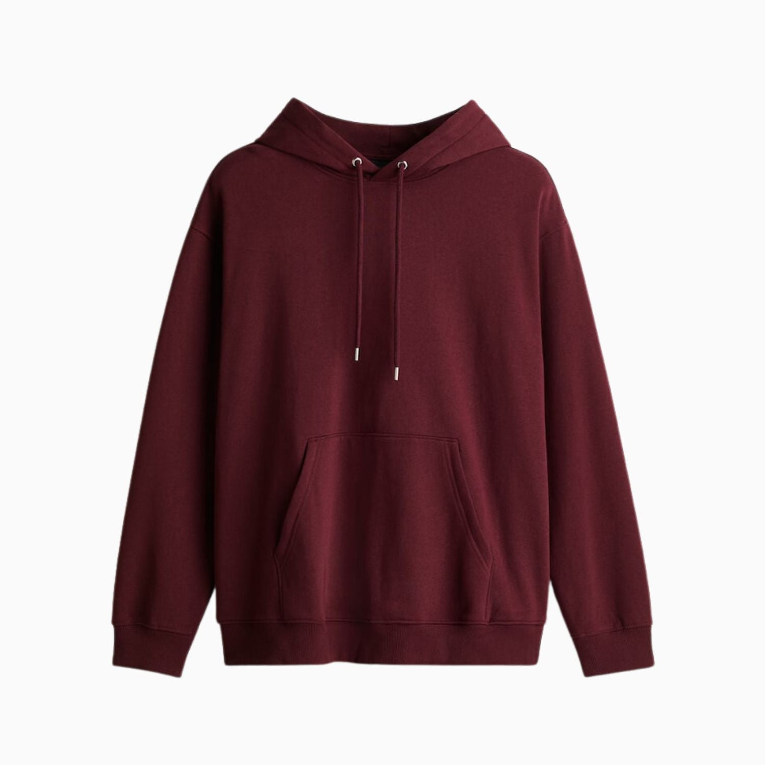 Buy Basic Loose Fit Hoodie - Burgundy in Pakistan