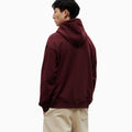 Buy Basic Loose Fit Hoodie - Burgundy in Pakistan