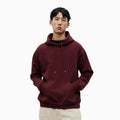 Buy Basic Loose Fit Hoodie - Burgundy in Pakistan