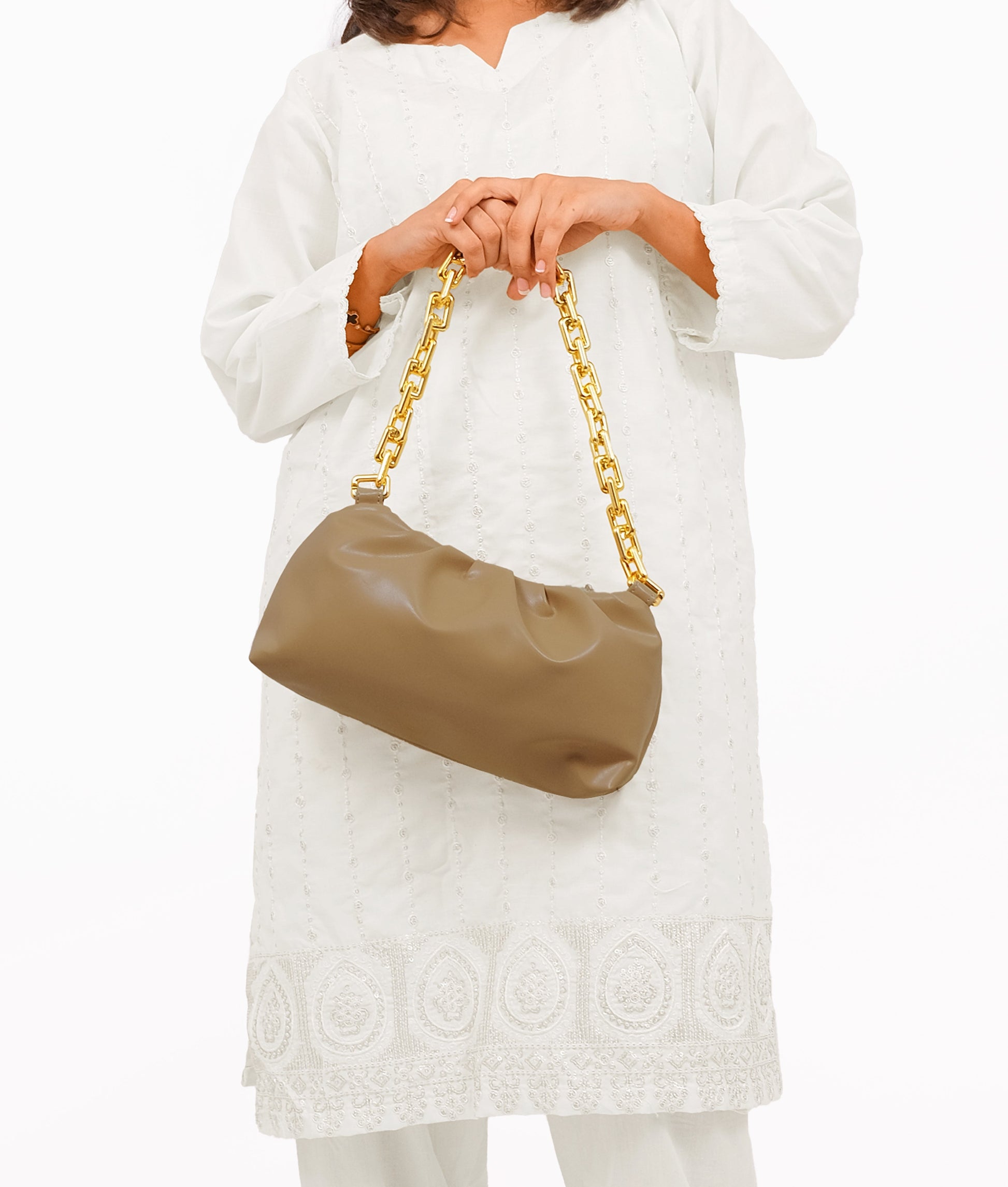 Buy Beige cloud bag in Pakistan