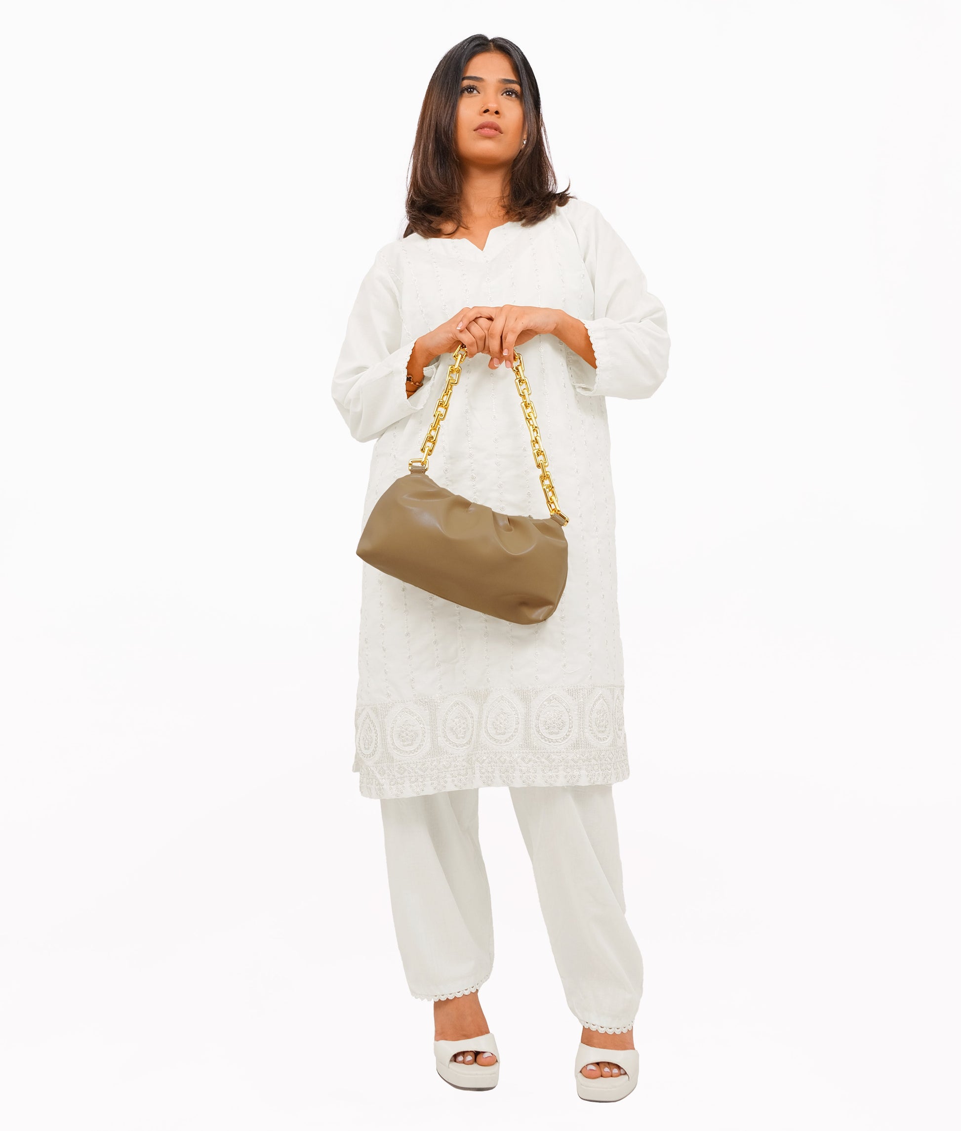 Buy Beige cloud bag in Pakistan