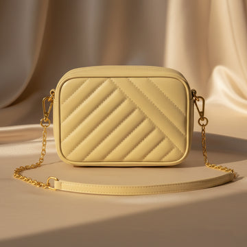 Buy Recta Crossbody Bag - Beige in Pakistan