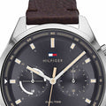 Buy Tommy Hilfiger Ashton Grey Dial Brown Leather Strap Watch for Men - 1791729 in Pakistan