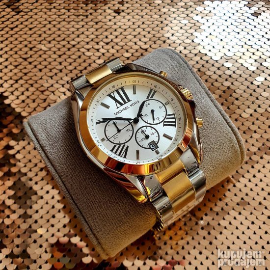 Buy Michael Kors Womens Quartz Two-tone Stainless Steel Silver Dial 39mm Watch - Mk5855 in Pakistan