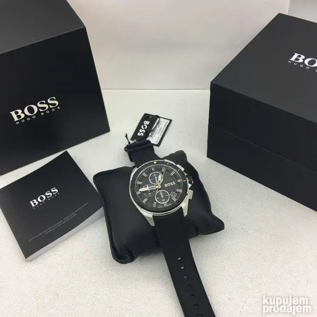 Buy Hugo Boss Chrono Volane Dial Black Silicone Watch for Men - 1513953 in Pakistan