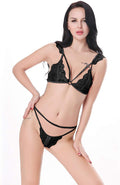 Buy Florea - Strechable Lace Style Bra and Panty 8909 in Pakistan