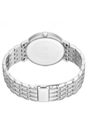 Buy Hugo Boss Mens Chronograph Quartz Silver Stainless Steel Black Dial 40mm Watch - 1513641 in Pakistan