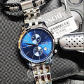 Buy Hugo Boss Mens Chronograph Quartz Stainless Steel Blue Dial 41mm Watch - 1513384 in Pakistan