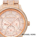 Buy Michael Kors Runway Rose Gold Dial Rose Gold Steel Strap Watch for Women - MK6628 in Pakistan